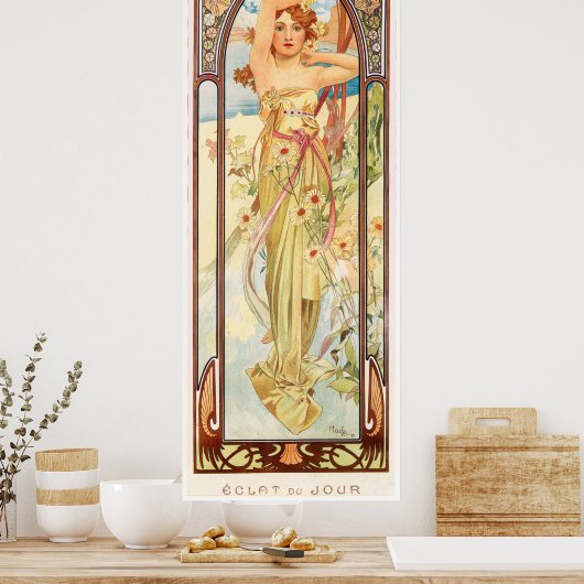 Alphonse Mucha Poster (Küche)