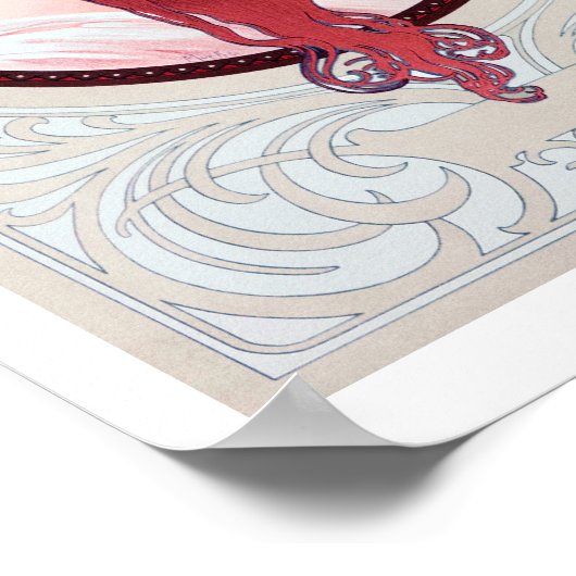 Alphonse Mucha Poster (Ecke)