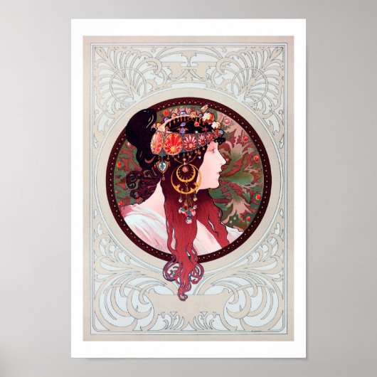 Alphonse Mucha Poster (Vorne)