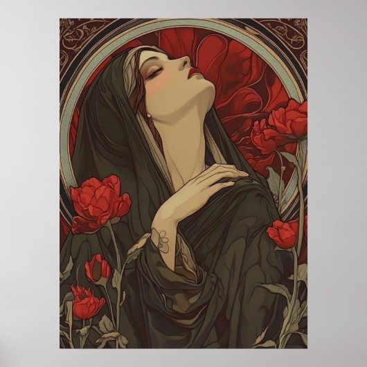 Alphonse Mucha Poster (Vorne)