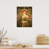 Alphonse Mucha Poster (Küche)