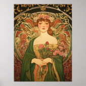 Alphonse Mucha Poster (Vorne)