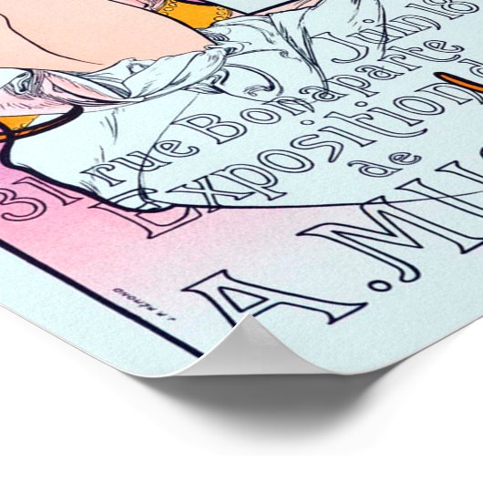 Alphonse Mucha Poster (Ecke)