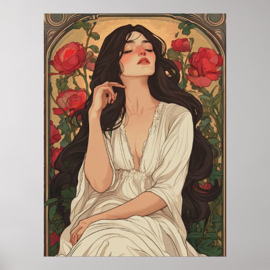 Alphonse Mucha Poster (Vorne)