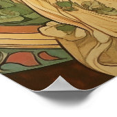 Alphonse Mucha Poster (Ecke)