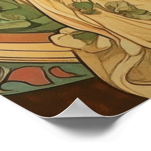 Alphonse Mucha Poster (Ecke)