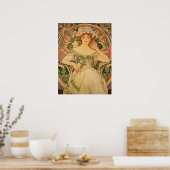 Alphonse Mucha Poster (Küche)