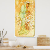 Alphonse Mucha Poster (Küche)