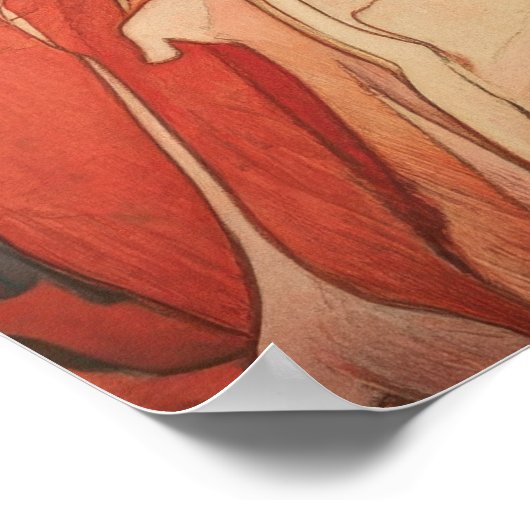 Alphonse Mucha Poster (Ecke)