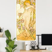 Alphonse Mucha Poster (Heimbüro)
