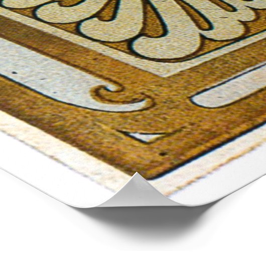 Alphonse Mucha Poster (Ecke)