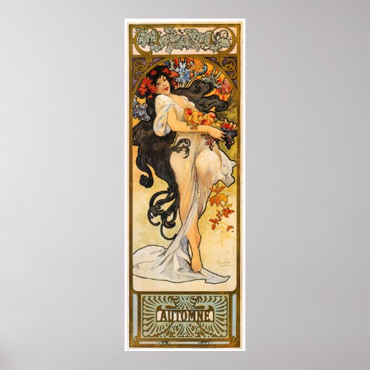 Alphonse Mucha Poster (Vorne)