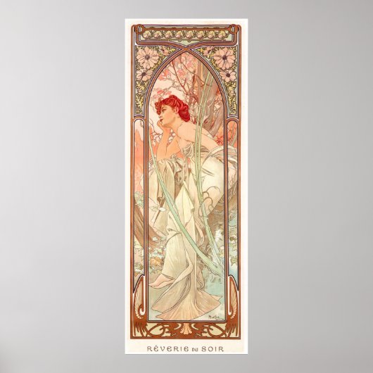 Alphonse Mucha Poster (Vorne)