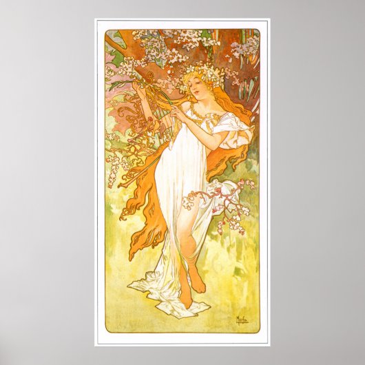 Alphonse Mucha Poster (Vorne)