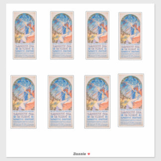 Alphonse Mucha Poster für das Sokol Festival (1926 Aufkleber