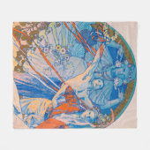 Alphonse Mucha Poster für das Sokol Festival (1926 Fleecedecke (Vorderseite (Horizontal))