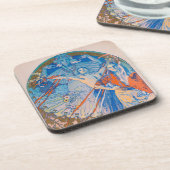 Alphonse Mucha Poster für das Sokol Festival (1926 Getränkeuntersetzer (Linke Seite)