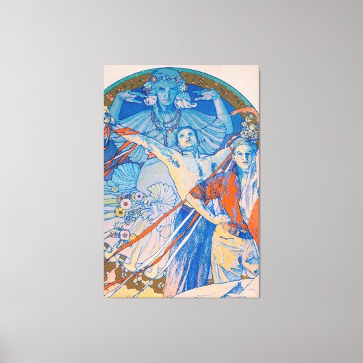 Alphonse Mucha Poster für das Sokol Festival (1926 Leinwanddruck (Vorderseite)