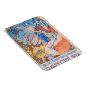 Alphonse Mucha Poster für das Sokol Festival (1926 Magnet (Rechte Seite)