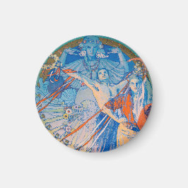 Alphonse Mucha Poster für das Sokol Festival (1926 Magnet