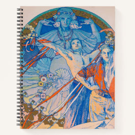 Alphonse Mucha Poster für das Sokol Festival (1926 Notizblock