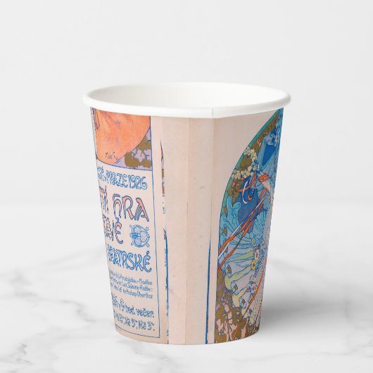 Alphonse Mucha Poster für das Sokol Festival (1926 Pappbecher (Rechts)