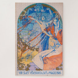Alphonse Mucha Poster für das Sokol Festival (1926 Puzzle