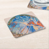 Alphonse Mucha Poster für das Sokol Festival (1926 Rechteckiger Pappuntersetzer (angewinkelt)