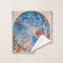 Alphonse Mucha Poster für das Sokol Festival (1926 Waschlappen