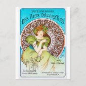 Alphonse Mucha Postkarte (Vorderseite)