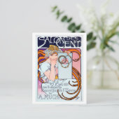 Alphonse Mucha Postkarte (Stehend Vorderseite)