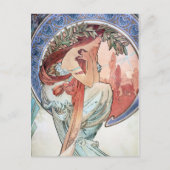 Alphonse Mucha Postkarte (Vorderseite)