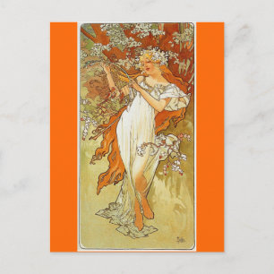 Alphonse Mucha Postkarte