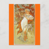 Alphonse Mucha Postkarte (Vorderseite)