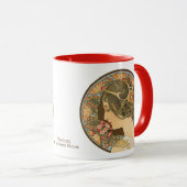 Alphonse Mucha Primrose CC0107 Art Neu Tasse (VorderseiteRechts)