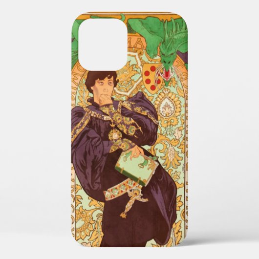 Alphonse Mucha Prince und Dragon Case-Mate iPhone Hülle (Rückseite)