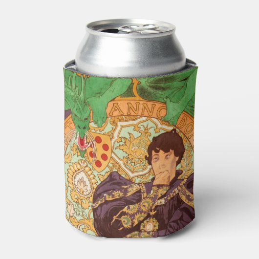 Alphonse Mucha Prince und Dragon Dosenkühler (Kanne Vorderseite)