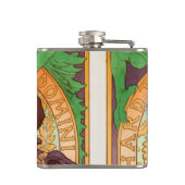 Alphonse Mucha Prince und Dragon Flachmann (Rückseite)