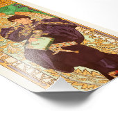 Alphonse Mucha Prince und Dragon Fotodruck (Ecke)