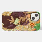 Alphonse Mucha Prince und Dragon iPhone Hülle (Rückseite (Horizontal))