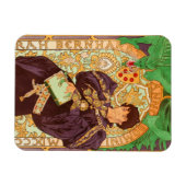 Alphonse Mucha Prince und Dragon Magnet (Horizontal)