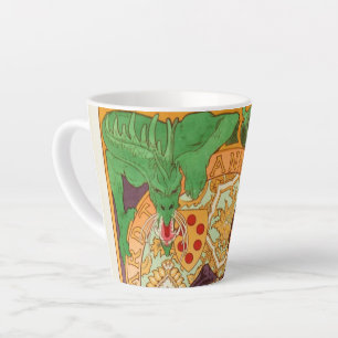 Alphonse Mucha Prince und Dragon Milchtasse
