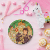 Alphonse Mucha Prince und Dragon Pappteller (Party)