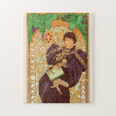 Alphonse Mucha Prince und Dragon Puzzle (Vertikal)