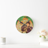 Alphonse Mucha Prince und Dragon Runde Wanduhr (Zuhause)