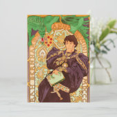 Alphonse Mucha Prince und Dragon Save The Date (Stehend Vorderseite)