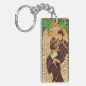 Alphonse Mucha Prince und Dragon Schlüsselanhänger (Vorderseite links)