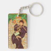 Alphonse Mucha Prince und Dragon Schlüsselanhänger (Rückseite)