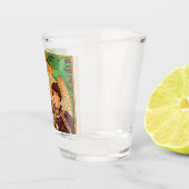 Alphonse Mucha Prince und Dragon Schnapsglas (Rechts)
