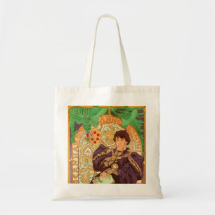 Alphonse Mucha Prince und Dragon Tragetasche